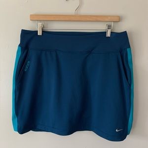 Nike Golf Tour Performance Women’s Athletic Skort Dri-Fit Blue Size Large
